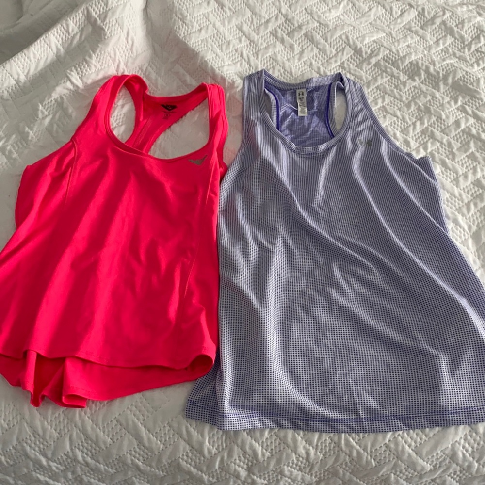 Tank top work out 2 for 1! Small under armour pony